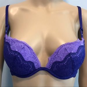 2/$30 34B la Senza Beyond Sexy purple lace bra